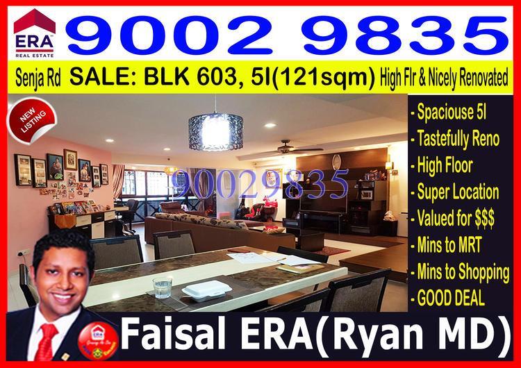 Blk 603 Senja Road (Bukit Panjang), HDB 5 Rooms #121582962